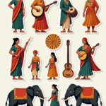 Culture India - Sticker Sheet v3